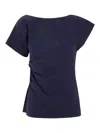 Liviana Conti Viscose Top In Blue