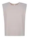 Liviana Conti Viscose Top In Grey