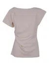 Liviana Conti Viscose Top In Grey