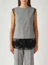 Liviana Conti Blusa Partenepe Blouse In Gray