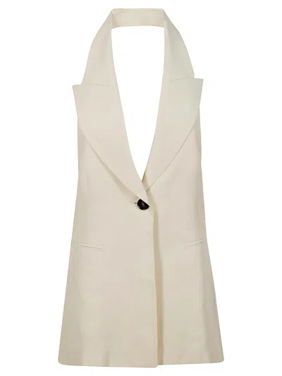 Liviana Conti Bobby Vest In White
