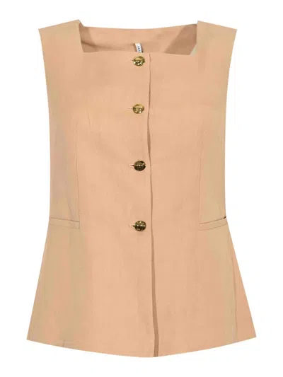 Liviana Conti Bobby Vest In Pink