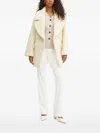Liviana Conti Button-front Sleeveless Vest In Neutral