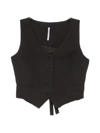 Liviana Conti Button-fastening Waistcoat In Multi