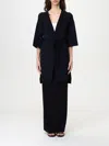 Liviana Conti Short-sleeved Knitted Cardigan In Black