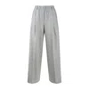 Liviana Conti Cashmere Cloth Wide Pants In Gray