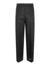 Liviana Conti Elastic Waist Pants In Black