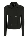 Liviana Conti Check Jacket In Black