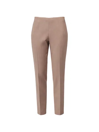 Liviana Conti Chuck Straight Trousers In Brown