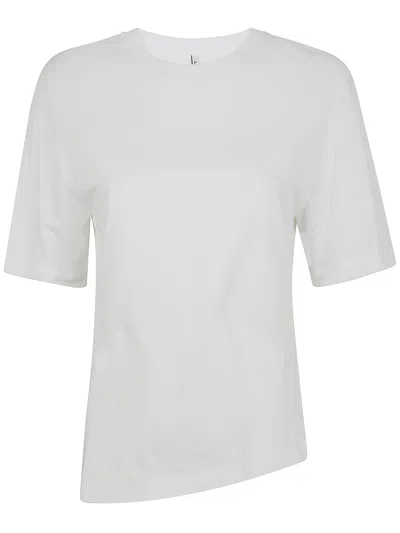 LIVIANA CONTI CORA T-SHIRT,L5SH60 A010 WHITE