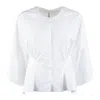 Liviana Conti Cotton Shirt With Pleats