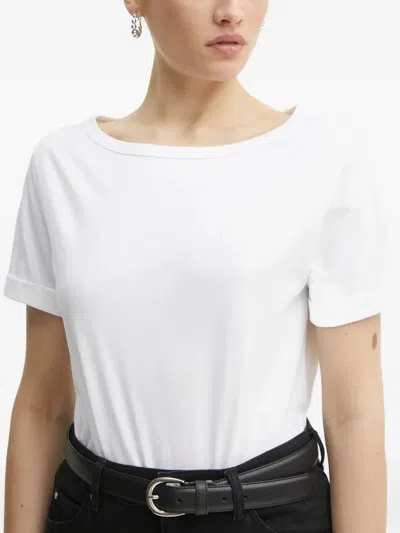 Liviana Conti Cotton T-shirt In White