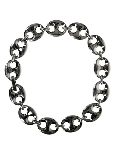 Liviana Conti Crewneck Sweater In Argento