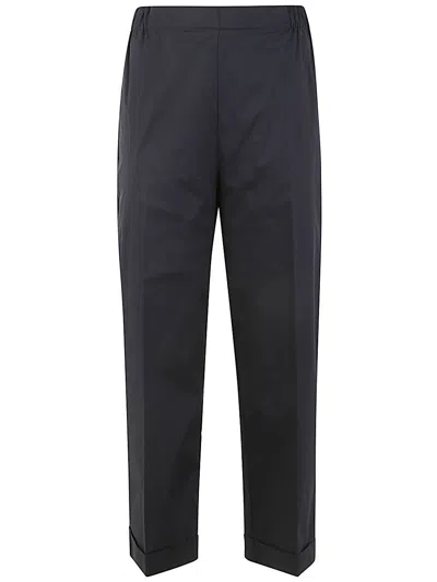 Liviana Conti Cropped Straight Leg Pants In Blue
