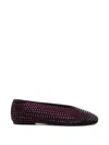 CRYSTAL-EMBELLISHED BALLET FLATS