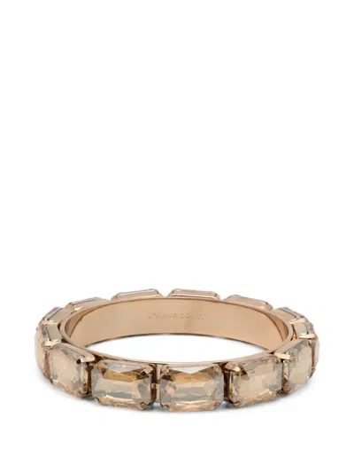 Liviana Conti Crystal-embellished Bracelet In Brown