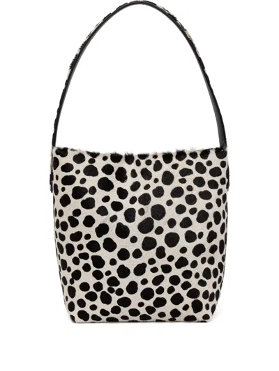 Liviana Conti Dalmatian Print Handle Shoulder Bag In Multi
