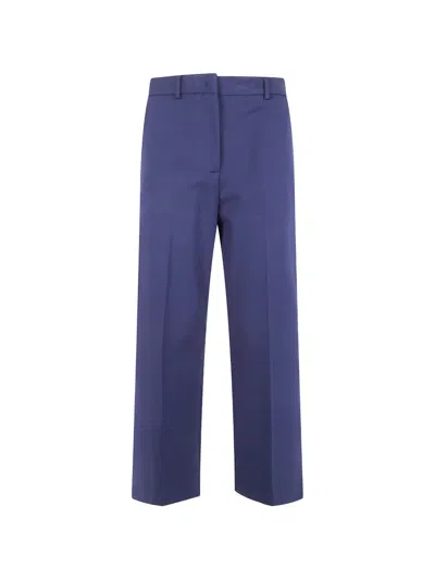 Liviana Conti Danny Straight Trousers In Blue