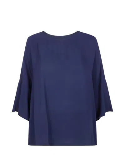 Liviana Conti Demi Flared Night Shirt In Blue