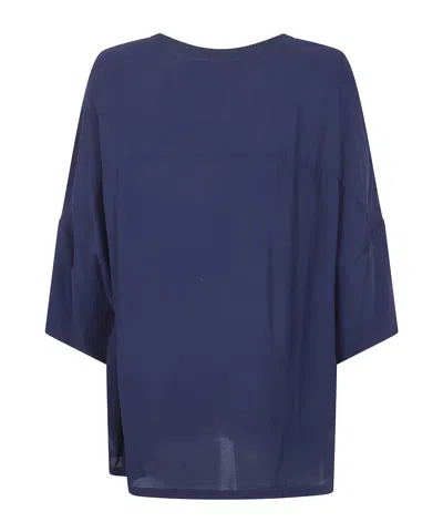 Liviana Conti Demi Flared Night Shirt In Blue