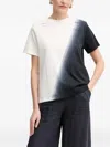 Liviana Conti Dip-dye Short-sleeve Top In Multi