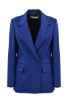 LIVIANA CONTI DOUBLE-BREASTED BLAZER IN COOL WOOL