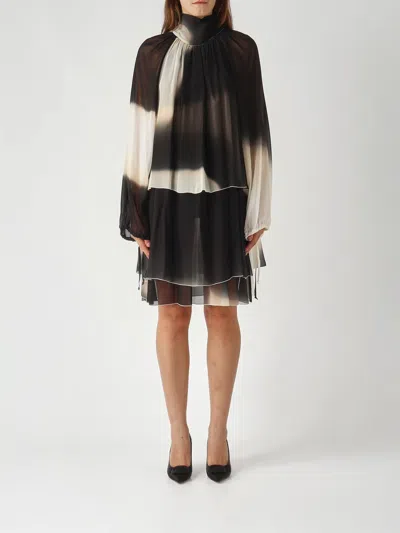 Liviana Conti Dress  Woman Color Cream In Multi