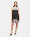 Liviana Conti Dressed Dress  Mod. Isha - Sfm-4 Foam Magma In Gray