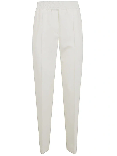 Liviana Conti Elastic Waist Pants In Pumice