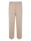 Liviana Conti Elastic-waist Trousers In Burgundy