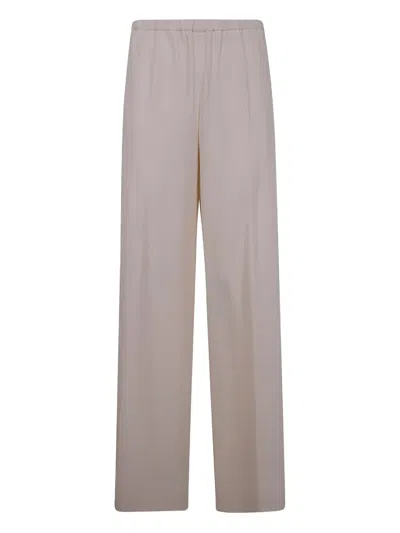 LIVIANA CONTI ELASTIC-WAIST WIDE-LEG TROUSERS