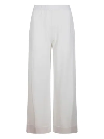 Liviana Conti Elasticated Trousers In White
