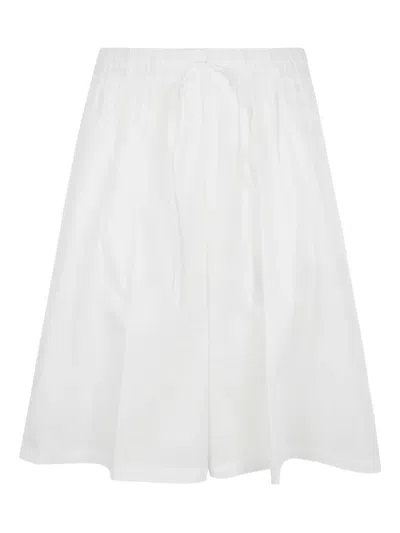 Liviana Conti Elasticated-waist Shorts In White