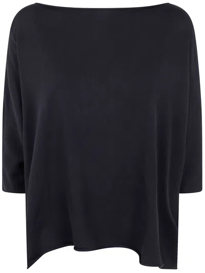 LIVIANA CONTI KIMONO OVER SWEATER,F5SA60 Y690 BLACK