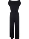 Liviana Conti Viscose Jumpsuit In Black