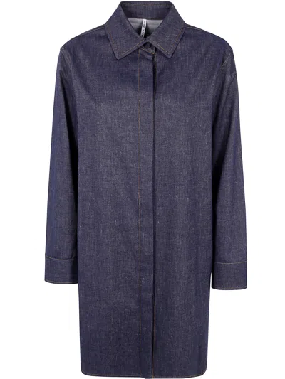 LIVIANA CONTI SHIRT,F5SQ15 Z910 BLUE DENIM