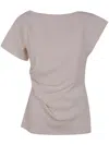 Liviana Conti Viscose Top In Gray