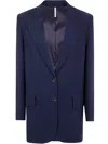 Liviana Conti Single-breasted Blazer In Blue