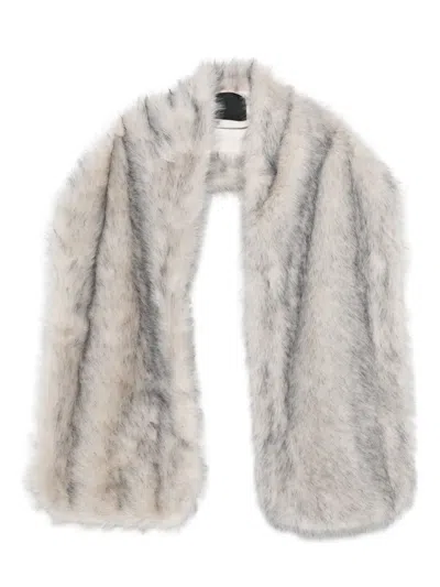 Liviana Conti Faux-fur Scarf In Neutral