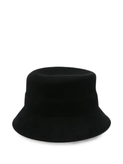 Liviana Conti Felt Bucket Hat In Black