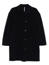 Liviana Conti Flap-pocket Buttoned Coat In Black