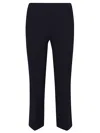 Liviana Conti Flared Cropped Trousers In Blue