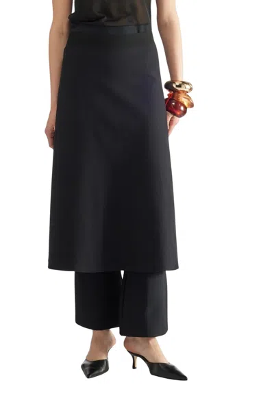Liviana Conti Flared Skirt In Nero