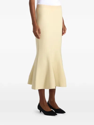 Liviana Conti Flared Skirt In Yellow