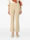 Liviana Conti Flared Trousers In Neutral