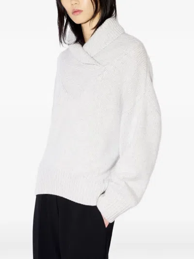 Liviana Conti Francine Roll-neck Ribbed-trim Sweater In Multi