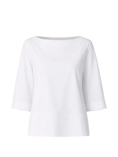 Liviana Conti Giovi Boat-neck Blouse In White