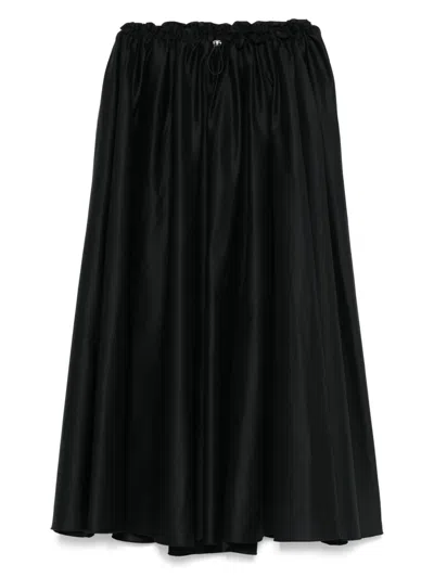 Liviana Conti High-waisted Skirt In Black