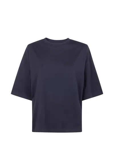 Liviana Conti Ivory Boxy Fit T-shirt In Blue