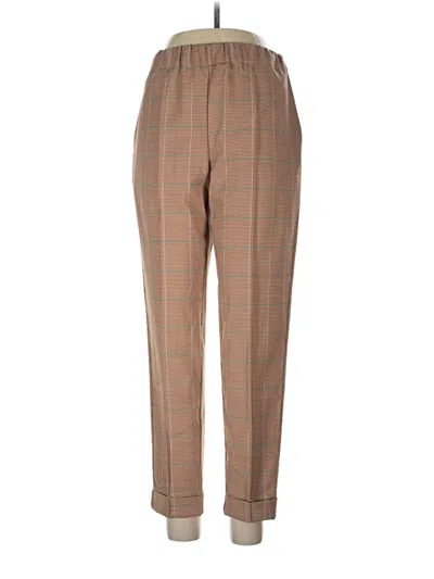 Pre-owned Liviana Conti Jeggings In Brown